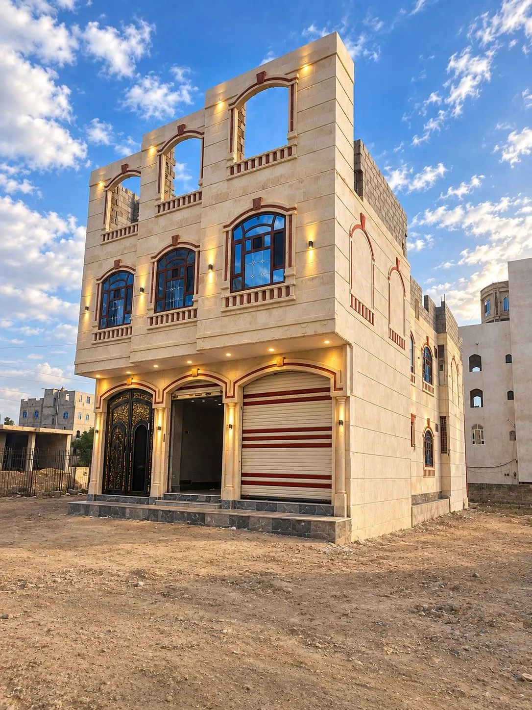 عمارة إستثمارية في صنعاء جولة الحثيلي